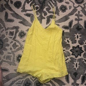 True yellow romper